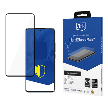 3MK HARDGLASS MAX DO XIAOMI 14T 14T PRO SZKŁO HARTOWANE OCHRONA EKRANU