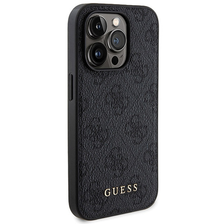Zestaw Guess GUBPM5P13X4GEMGK iPhone13 Pro Max 6.7 hardcase + Powerbank 5000mAh MagSafe czarny/black 4G Metal Logo