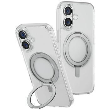 UNIQ ETUI SWIVIX DO IPHONE 16 PLUS 360 STOPNIOWE Z KICKSTAND PRZEZROCZYSTE