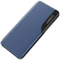 Eco Leather View Case etui do Samsung Galaxy S23+ z klapką podstawka niebieskie