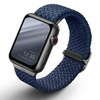 UNIQ pasek Aspen Apple Watch 40/38/41mm Series 4/5/6/7/8/SE/SE2 Braided niebieski/oxford blue