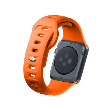 38/40/41/42 mm Orange (small) - 3mk Silicone Watch Strap for Apple