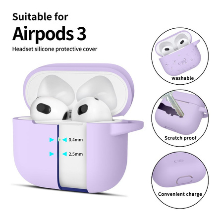 TECH-PROTECT ETUI DO APPLE AIRPODS 3 OCHRONNE SILIKONOWE ZAMIAST WORECZKA