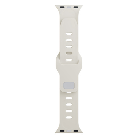38/40/41/42 mm Nude (small) - 3mk Silicone Watch Strap for Apple