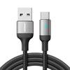 Joyroom kabel USB - USB C 3A do szybkiego ładowania i transferu danych A10 Series 1,2 m czarny (S-UC027A10)
