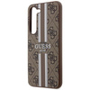 Etui Guess GUHCS23SP4RPSW S23 S911 - brązowe 4G Printed Stripe