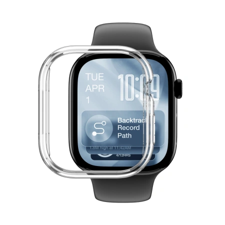 Etui ochronne AMAZINGTHING Minimal na Apple Watch Series 11 46mm - przeroczyste