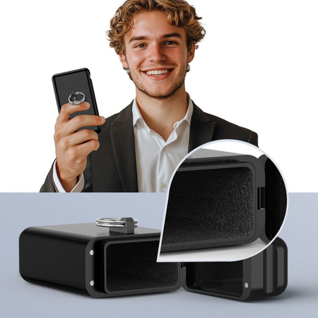 TECH-PROTECT KLATKA FARADAYA DO KLUCZY METAL RFID SIGNAL BLOCKER DO OCHRONY
