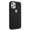 Ferrari FESSIHCP12LBK iPhone 12 Pro Max 6,7" czarny/black hardcase On Track Silicone