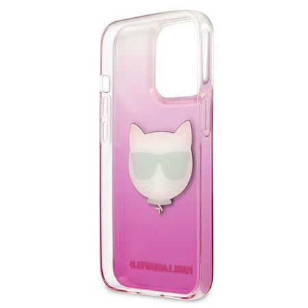 Karl Lagerfeld KLHCP13XCTRP iPhone 13 Pro Max 6,7" hardcase różowy/pink Choupette Head