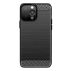 HURTEL CARBON CASE ETUI DO IPHONE 13 PRO Z ELASTYCZNYM POKROWCEM OCHRONNYM