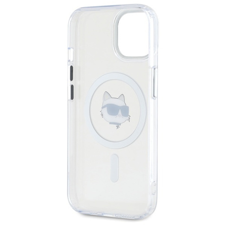 KARL LAGERFELD KLHMP15MHLSCHH HARDCASE METAL DO IPHONE 15 PLUS 6.7