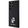 Etui Karl Lagerfeld Saffiano Karl&Choupette Metal Pin na Samsung Galaxy S24 Ultra - czarne