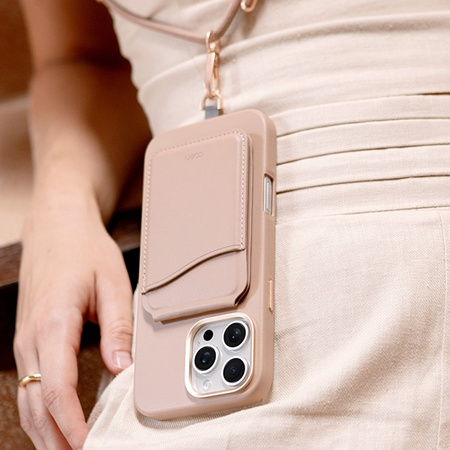 UNIQ ETUI COEHL MUSE DO IPHONE 16 PRO 6.3 MAGNETYCZNE ŁADOWANIE DUSTY NUDE