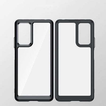 Outer Space Case etui Xiaomi Poco X5 Pro 5G / Redmi Note 12 Pro pokrowiec z elastyczną ramką niebieskie