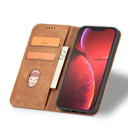 HURTEL MAGNET FANCY CASE DO IPHONE 13 PRO MAX ETUI Z PORTFELEM I PODSTAWKĄ