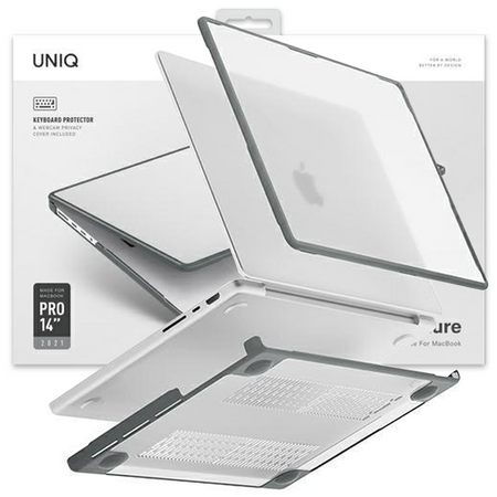 UNIQ etui Venture MacBook Pro 14" (2021) szary/charcoal frost grey