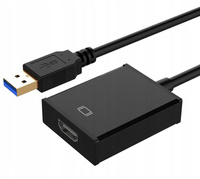 Adapter przejściówka Co2 do laptopa, USB-C - HDMI 4K, do Windows, do Mac OS, do Linux, szary