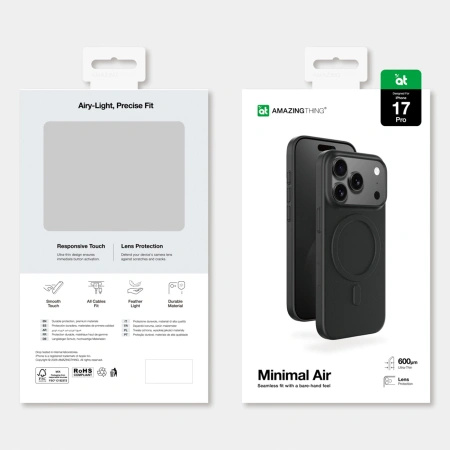 AMAZINGTHING ETUI MINIMAL AIR DO MAGSAFE IPHONE 17 PRO BEZ WIELKIEJ