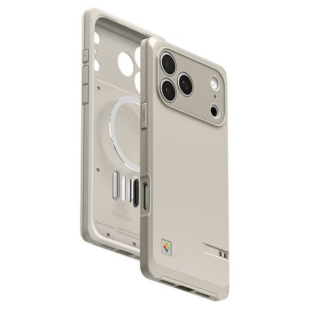 Spigen Classic LS MagSafe, stone - iPhone 17 Pro
