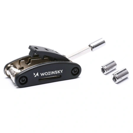 Zestaw narzędzi Wozinsky WWZ-01N 16w1 wielofunkcyjny do naprawy roweru  - czarny