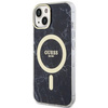 Etui Guess GUHMP14SPCUMAK na iPhone 14 - czarne Marble MagSafe