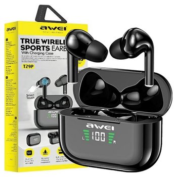 AWEI T29P SŁUCHAWKI BEZPRZEWODOWE DO TELEFONÓW Z DOŁADOWANIEM BLUETOOTH 5.1