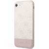 Etui Guess GUHCI8G4GLPI na iPhone 7 / 8 / SE 2020 / SE 2022 - różowe 4G Stripe Collection