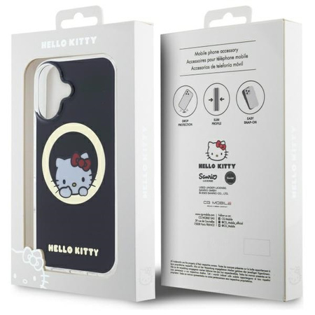 HELLO KITTY ETUI HARDCASE DO IPHONE 16 6,1 DO MAGSAFE SWEET KITTY CZARNY