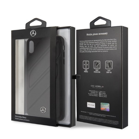 MERCEDES ETUI HARD CASE POKROWIEC DO IPHONE XS MAX CZARNY NEW ORGANIC