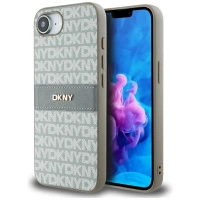 DKNY ETUI CASE REPEAT TEXTURE PATTERN Z PASAMI DO IPHONE 16E LUKSUSOWE