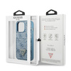 Guess GUHCP13LP4TPB iPhone 13 Pro / 13 6,1" niebieski/blue hardcase 4G Triangle Logo Cardslot