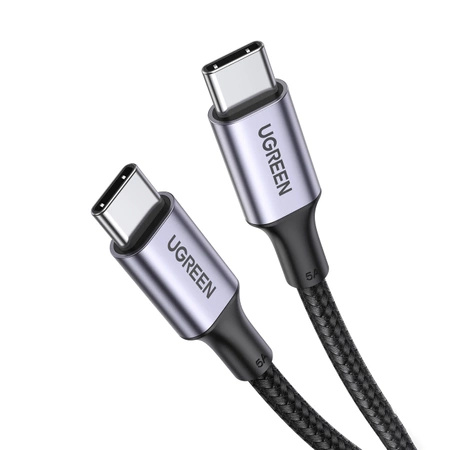 Kabel Ugreen US316 USB-C / USB-C 480Mb/s 5A 0.5m - szary