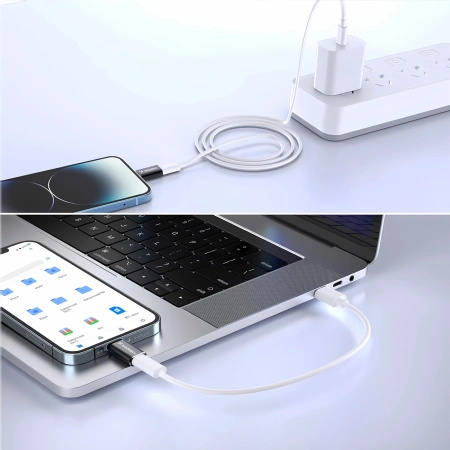 Adapter Wozinsky WALC-01 Lightning - USB-C - czarny