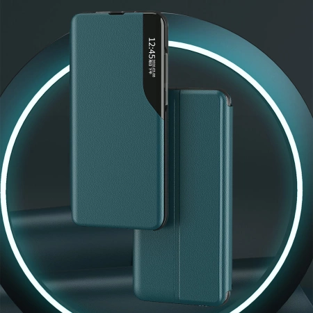 HURTEL ECO LEATHER VIEW CASE ETUI DO SAMSUNG GALAXY A22 4G OCHRONA Z KLAPKĄ