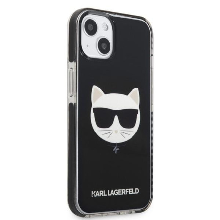 Etui Karl Lagerfeld KLHCP13STPECK na iPhone 13 mini hardcase - czarne Choupette Head