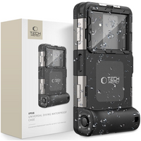 TECH-PROTECT IPX8 UNIVERSAL DIVING WATERPROOF CASE BLACK