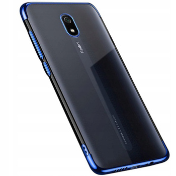 HURTEL ETUI CASE POKROWIEC ŻELOWY DO XIAOMI REDMI 8A Z METALICZNĄ RAMKĄ