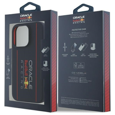 Red Bull RBHMP16X24SIOLRV iPhone 16 Pro  Max 6.9 hardcase granatowy/navy Silicone Vertical Logo MagSafe