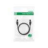 Ugreen kabel LAN Ethernet Cat.8 U/FTP płaski 1m czarny (NW134)