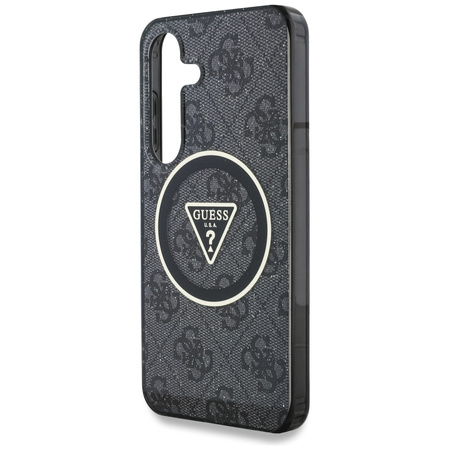 GUESS ETUI 4G GLITTER TRIANGLE BUTTONS DO SAMSUNG GALAXY S25+ DO MAGSAFE
