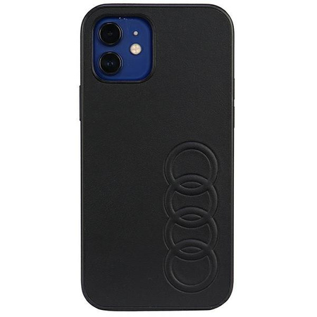 Etui Audi Synthetic Leather na iPhone 11 Pro 5.8" - czarne AU-TPUPCIP11-TT/D1-BK
