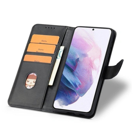 HURTEL ETUI MAGNET CASE DO SAMSUNG GALAXY S22+ POKROWIEC Z KLAPKĄ PODSTAWKA