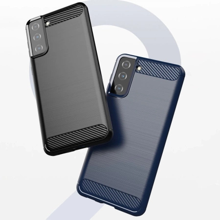 HURTEL CARBON CASE POKROWIEC DO SAMSUNG GALAXY S21+ 5G POKROWIEC ELASTYCZNY