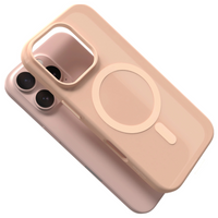 Etui silikonowe Puro Daylight MagSafe do iPhone 16 Pro Max - beżowe