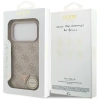 GUESS ETUI LEATHER 4G TRIANGLE STRASS MAGSAFE DO IPHONE 17 PRO Z PIĘKNY
