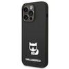 Karl Lagerfeld KLHCP14LSLCTBK iPhone 14 Pro 6,1" hardcase czarny/black Silicone Choupette Body