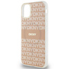 DKNY POKROWIEC DO IPHONE 11 XR IML MONO STRIPE DO MAGSAFE Z RÓŻOWYM LOGO
