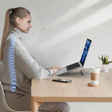 TECH-PROTECT ULS100 PODSTAWKA DO LAPTOPA UNIWERSALNY STAND DO PRACY ZDALNEJ