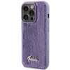 Etui Guess Sequin Script Metal na iPhone 15 Pro - fioletowe